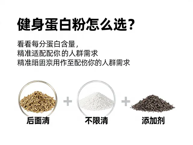 健身蛋白粉怎么选?看每份蛋白含量,精准适配你的人群需求