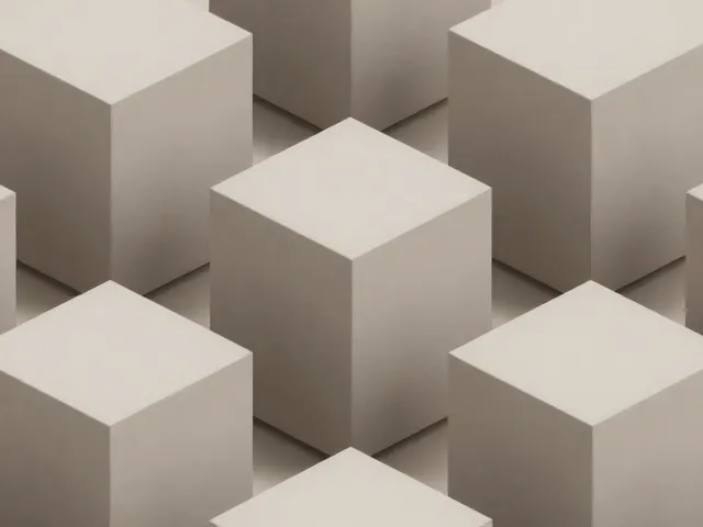 低饱和高级感设计，立方体与球体的几何美学应用指南