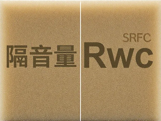 吸音海绵内部吸音棉隔音量Rwc对比,选对材料隔音效果提升显著