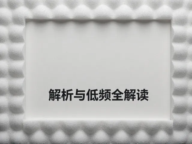 纸盆振膜配泡沫悬边,听感中性准确,解析与低频全解读