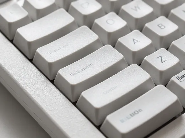软弹防滑纹理键帽，打字顺滑流畅，提升效率与手感体验
