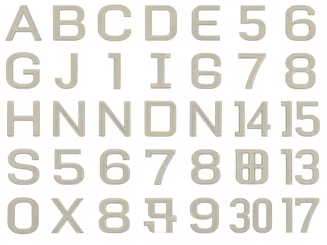 字母数字模板，橡胶底防滑，创意手账装饰新玩法