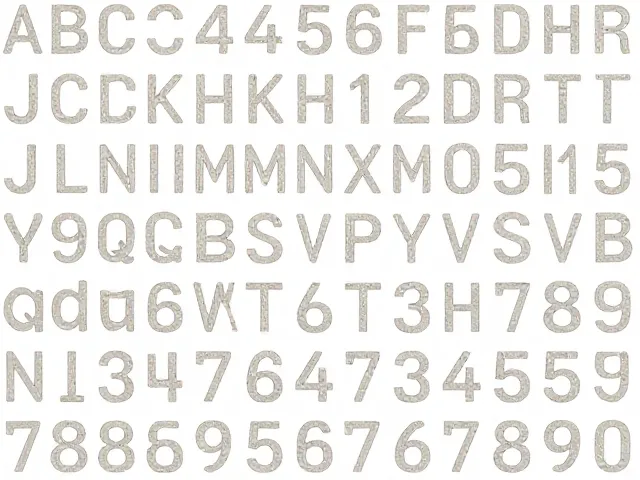 字母数字模板,橡胶底防滑,创意手账装饰新玩法