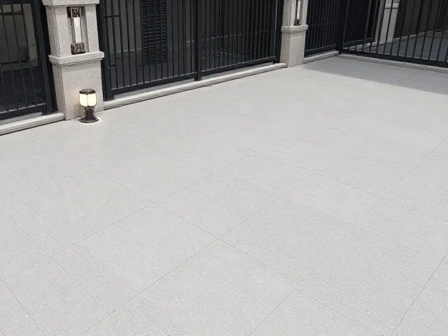 庭院分区设计,露台边柱搭配定期擦拭灯罩,打造高级感户外空间