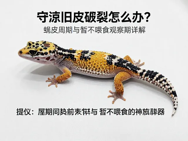 守宫旧皮破裂怎么办？蜕皮周期与暂不喂食观察期详解