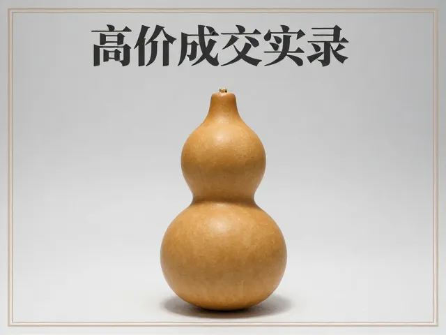 葫芦形文玩高价成交实录，文献数据库揭秘精品市场走势