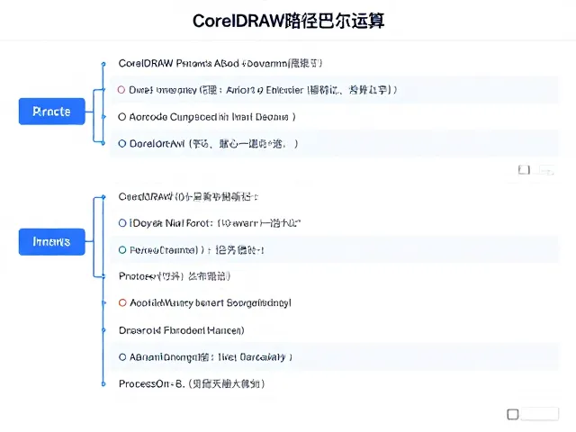 路径布尔运算在版式重构中的关键作用