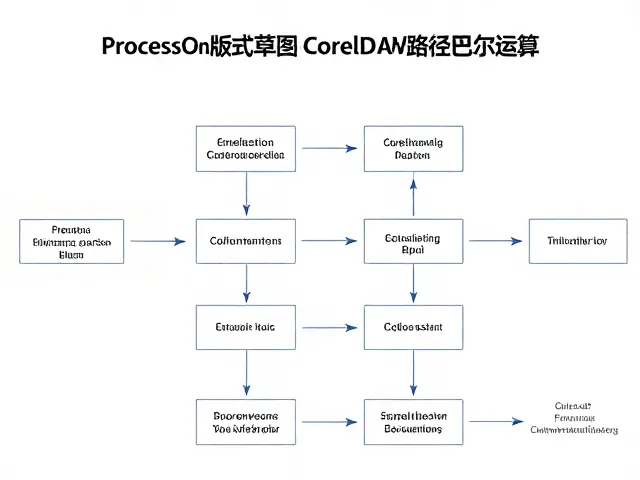 ProcessOn版式草图与CorelDRAW路径布尔运算,高效设计工作流指南