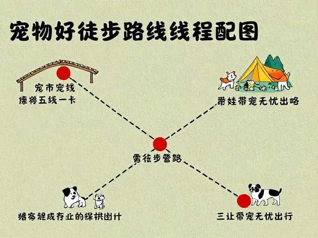 宠物友好徒步路线推荐,露营补给全攻略,带娃带宠无忧出行
