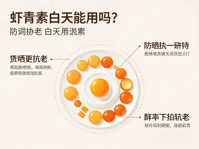 防晒与虾青素的协同抗老机制