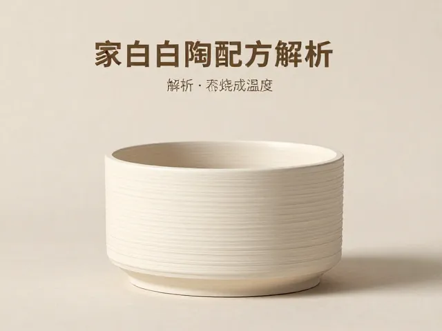 米白陶泥配方解析，不同烧成温度对成品的影响与技巧