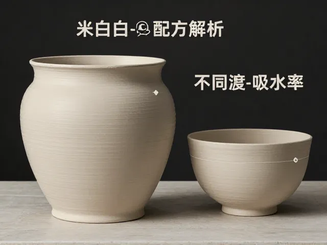 米白陶泥配方解析，不同烧成温度对成品的影响与技巧