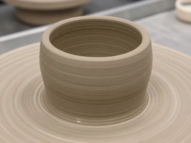 泥条盘筑成型泥料配膨润土,如何通过釉面适配测试?