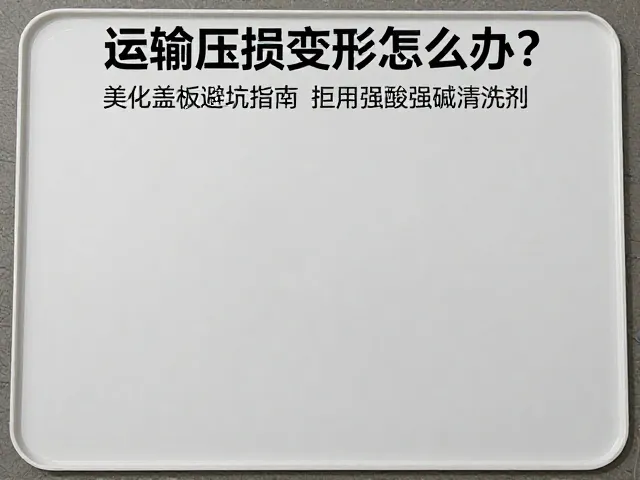 运输压损变形怎么办?美化盖板避坑指南,拒用强酸强碱清洗剂