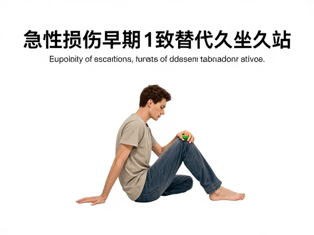 急性损伤早期避免久坐久站，切勿替代正规治疗