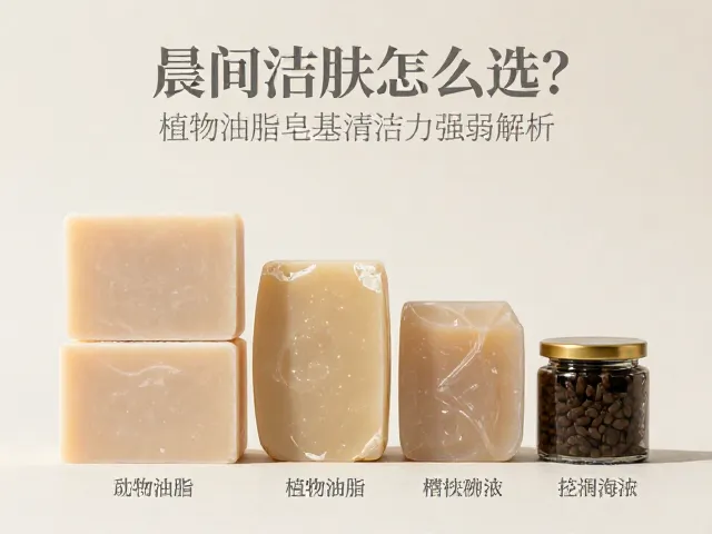晨间洁肤皂怎么选？植物油脂皂基清洁力强弱解析