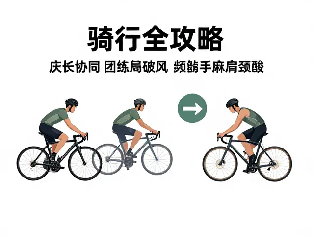 队友协同团练破风,缓解骑行手麻肩颈酸的全攻略