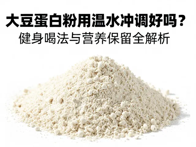 大豆蛋白粉用温水冲调好吗？健身喝法与营养保留全解析