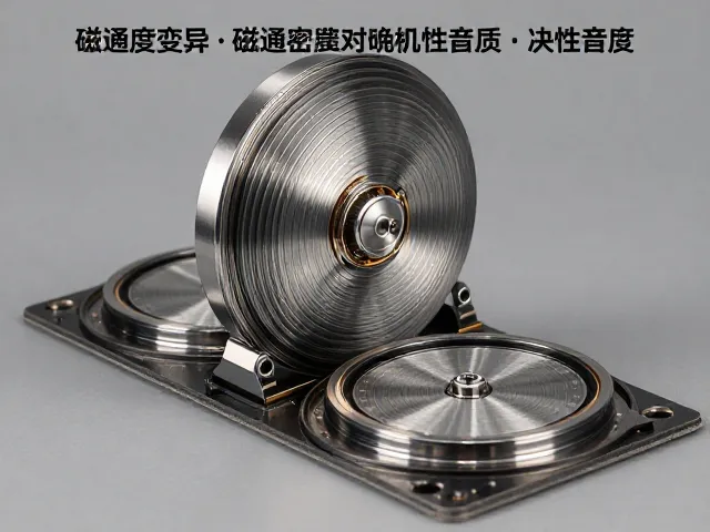 纸盆振膜,钛合金音圈,磁通密度差异如何决定音箱音质?