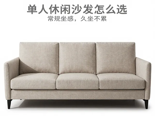单人休闲沙发怎么选?常规坐感久坐不累,舒适办公居家必备