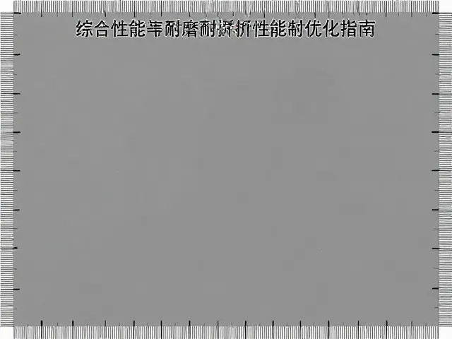 字母数字模板刻度间距与耐磨耐折性能优化指南