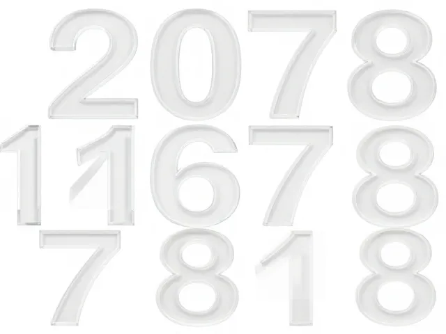透明亚克力字母数字模板，高透材质定制指南