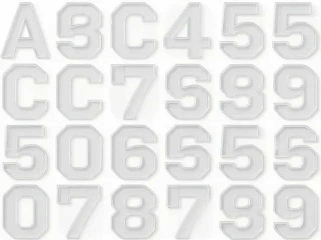 透明亚克力字母数字模板，高透材质定制指南