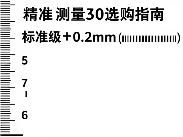 标准级&plusmn;0.2mm毫米刻度精度解析，高精度测量工具选购指南