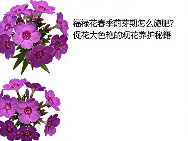 福禄考春季萌芽期怎么施肥？促花大色艳的观花养护秘籍