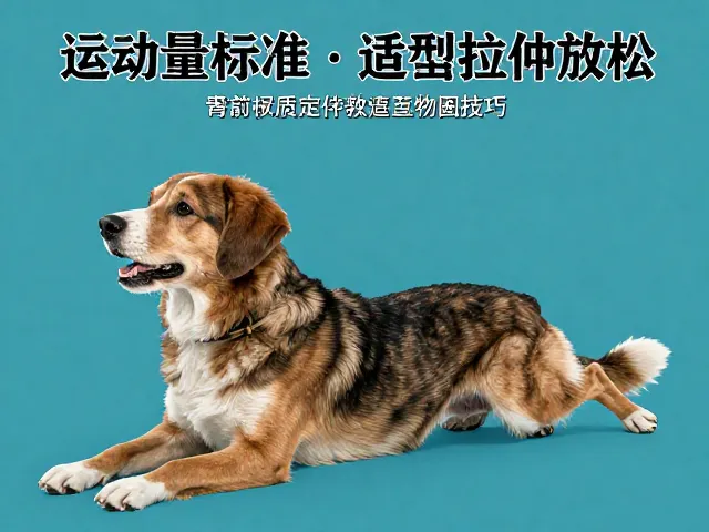 狗狗运动量标准及适当拉伸放松,增强人犬互动技巧