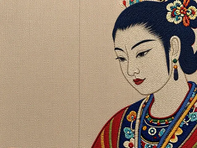 服饰纹样与面部神态的从属与呼应