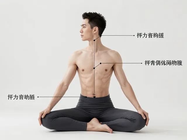 呼吸节奏对肌肉延展的生理调节