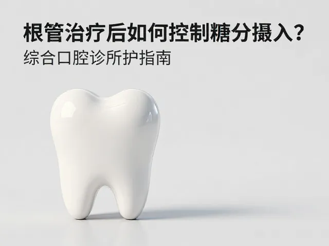 根管治疗后如何控制糖分摄入?综合口腔诊所护牙指南