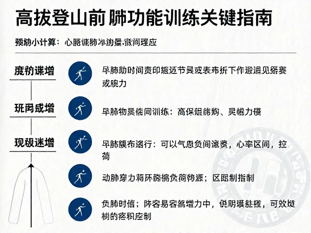 阶段性负荷递增与心率区间控制