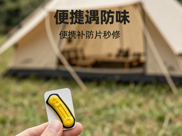 野外露营留宿遇胎漏?便携补胎片秒修,重拾掌控成就感