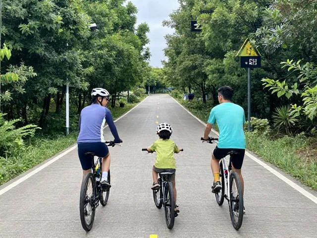 家庭骑行日攻略，自然风光里的道路规则与安全认知