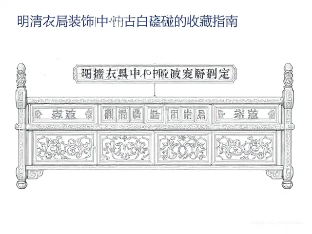 明清家具装饰中的仿古白瓷构件,易碎需防磕碰的收藏指南