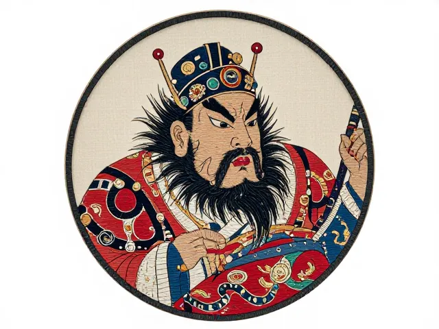 核心纹样解析：钟馗形象与从属元素