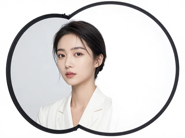 户外人像用光配件,60cm便携折叠反光板,打造完美眼神光