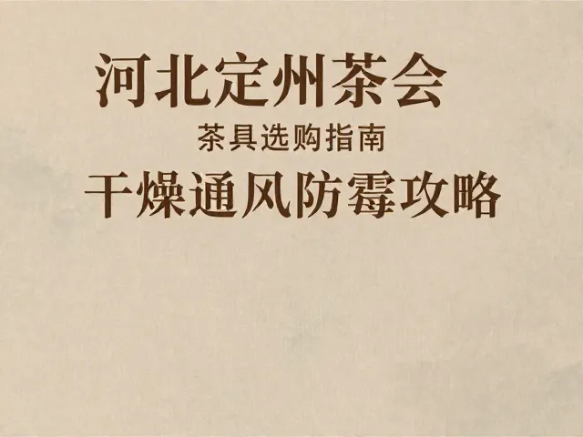 河北定州茶会茶具选购指南,保持干燥通风防霉攻略