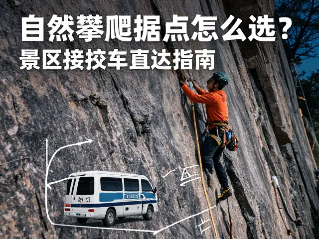 春秋攀岩季攻略，自然攀爬据点怎么选？景区接驳车直达指南