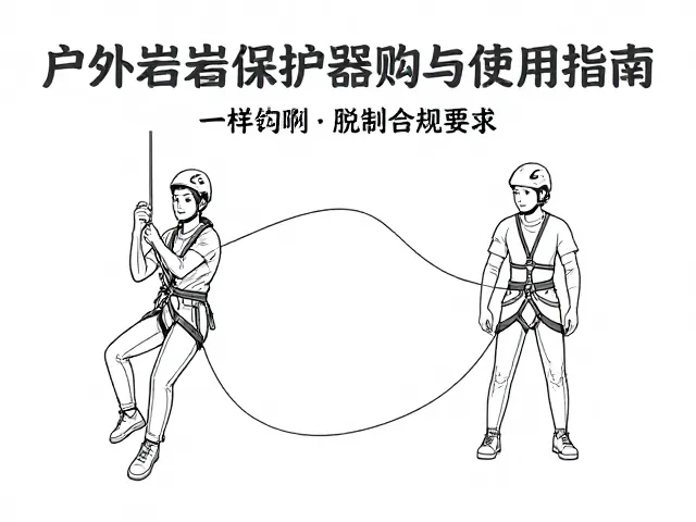 攀岩初学者必看，户外岩墙自动保护器选购与使用指南