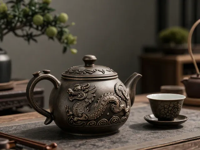 茶席雅器上的瑞兽祥纹,品味自然意境中的东方美学