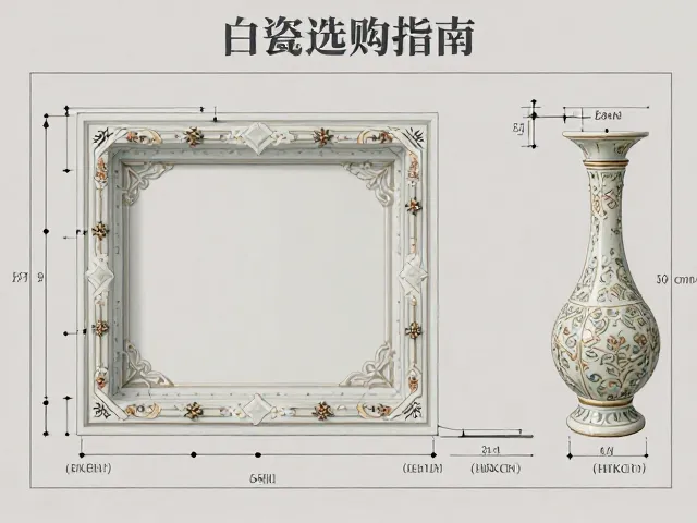 仿古白瓷构件选购指南,瓷面完整度与装饰性全解析