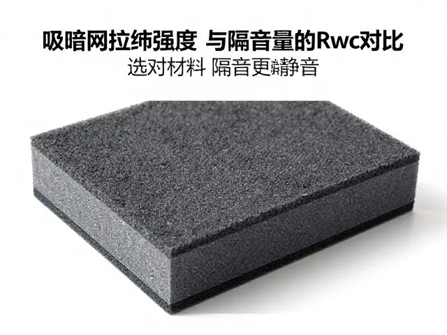吸音海绵拉伸强度与隔音量Rwc对比，选对材料隔音更静音