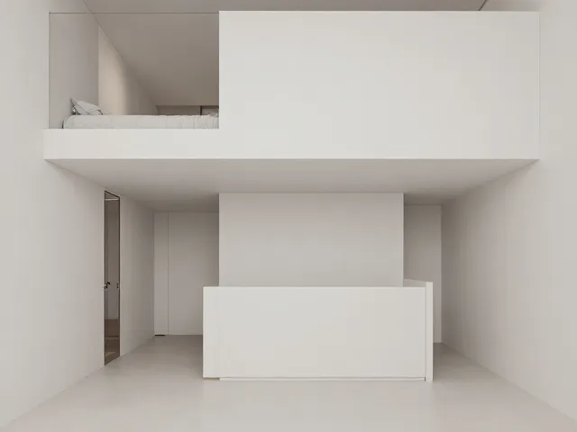 LOFT夹层怎么装?卧室,前台接待展示一体设计,空间利用率翻倍