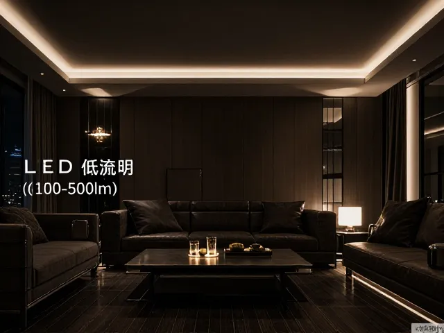 LED客厅主照明选低流明(100-500lm)，氛围与省电的平衡指南