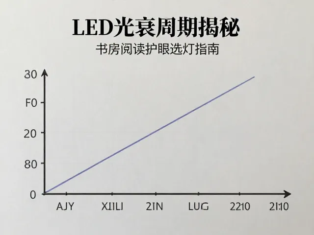 LED光衰周期揭秘，书房阅读护眼选灯指南