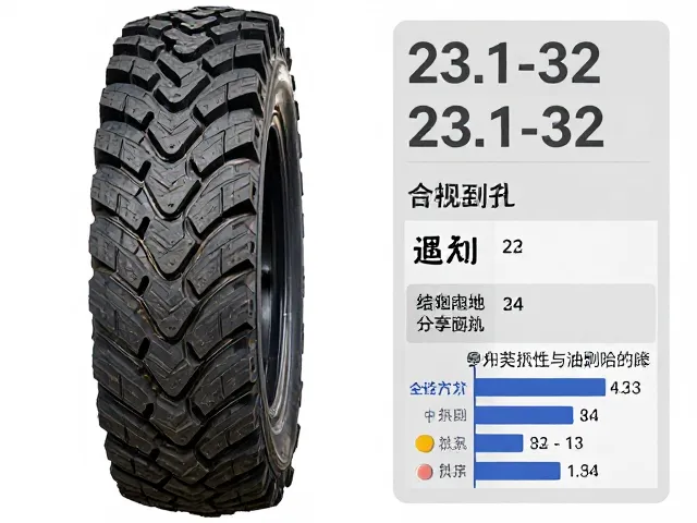 23.1-32轮胎农田花纹接地面积解析,提升抓地力与油耗实测
