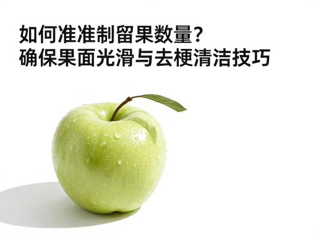 如何精准控制留果数量？确保果面光滑与去梗清洁技巧